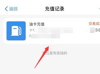 如何查询手机版支付宝中中石化加油卡的充值记录情况