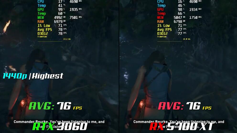 RX5700XT相当于什么n卡(RX5700XT和RTX3060对比评测) RX5700XT相当于什么n卡(RX5700XT和RTX3060对比评测)