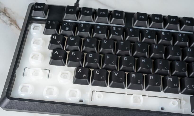 海盗船CORSAIR K55 CORE键盘开箱评测