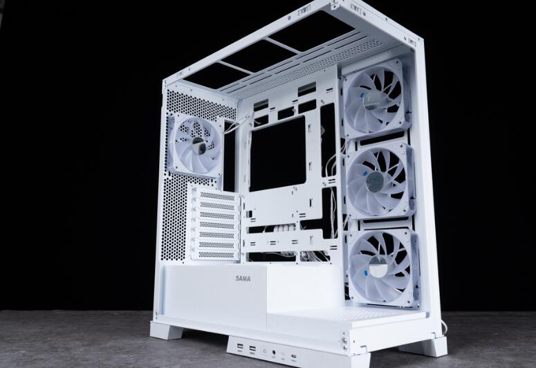 SuperChannel SAMA SAK451无立柱双面玻璃机箱开箱 SuperChannel SAMA SAK451无立柱双面玻璃机箱开箱