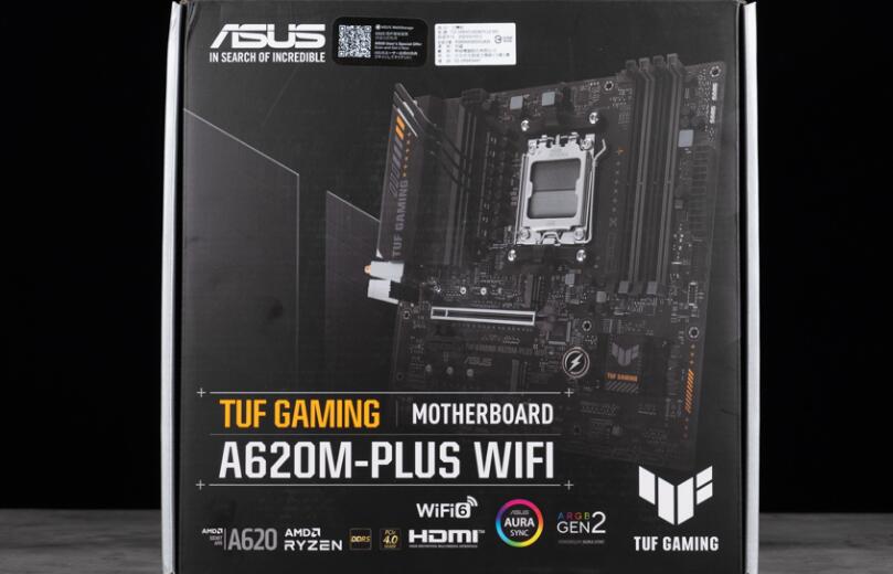 ASUS TUF GAMING A620M-PLUS WIFI主板开箱评测