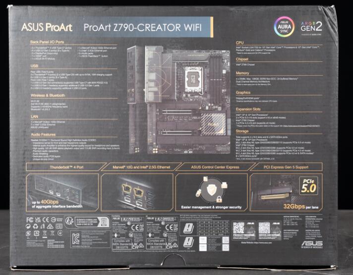ASUS ProArt Z790-CREATOR WIFI主板开箱评测 ASUS ProArt Z790-CREATOR WIFI主板开箱评测