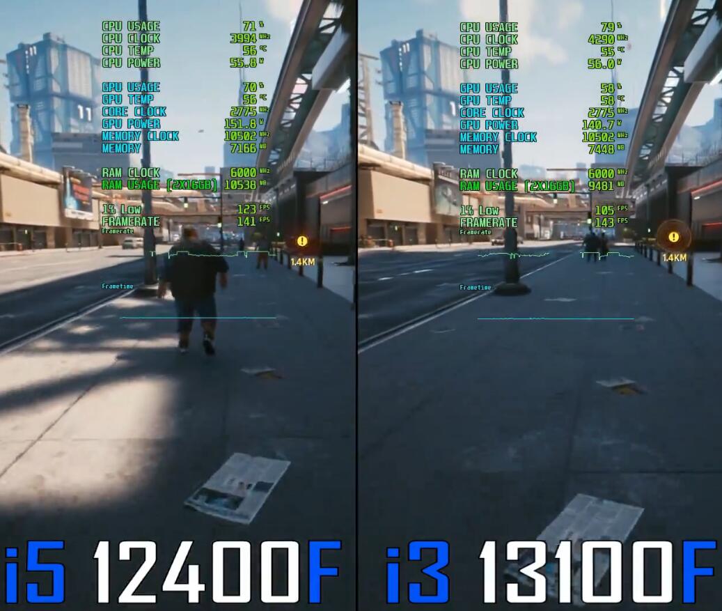 i3 13100F和i5 12400F哪个好?性能差多少? i3 13100F和i5 12400F哪个好?性能差多少?