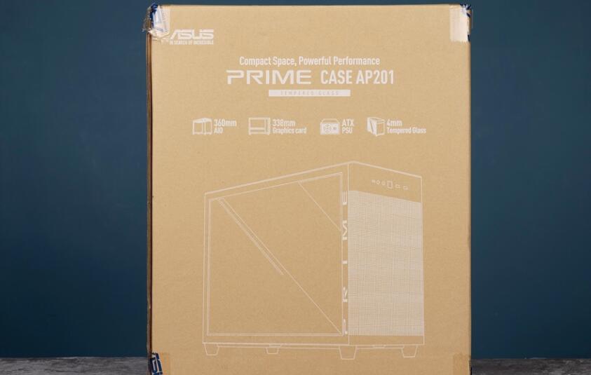 ASUSPrimeAP201钢化玻璃版本机箱开箱