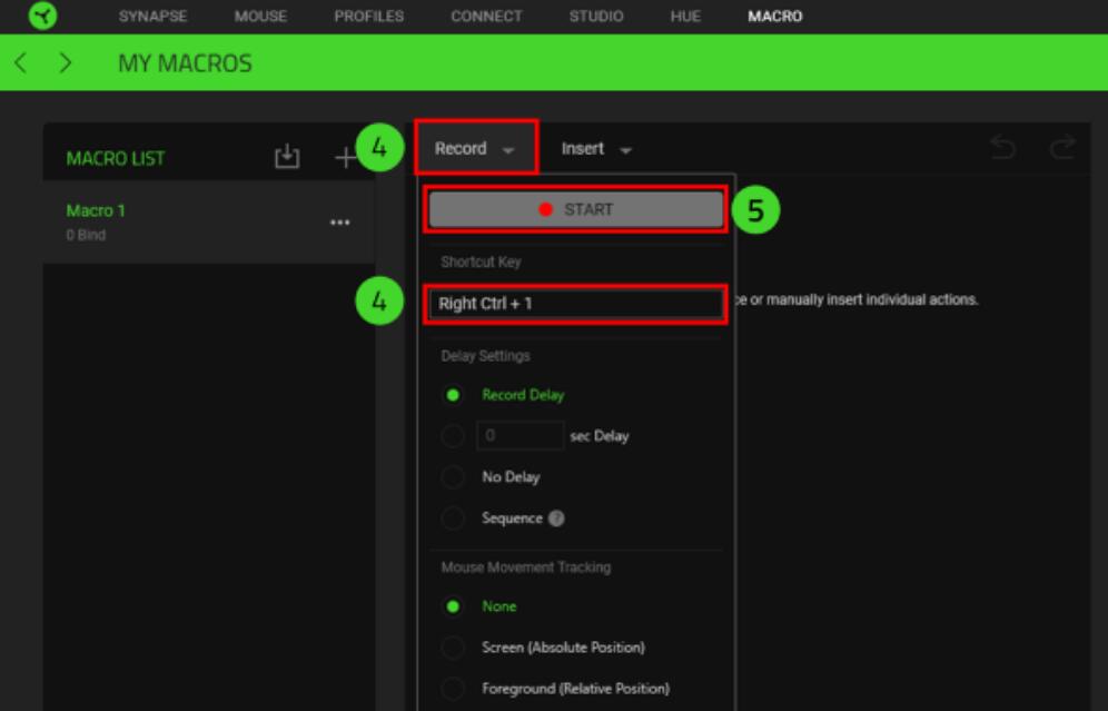 如何在雷蛇鼠标上创建宏 如何在雷蛇鼠标上创建宏