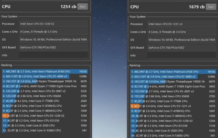 E3 1230V2和E3 1231V3性能差多少?哪个好? E3 1230V2和E3 1231V3性能差多少?哪个好?