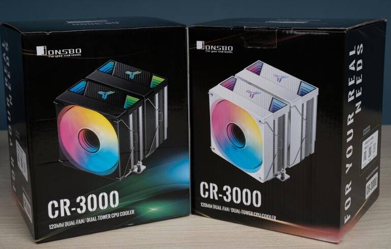 JONSBO乔思伯CR3000双塔双风扇风冷散热器开箱 JONSBO乔思伯CR3000双塔双风扇风冷散热器开箱