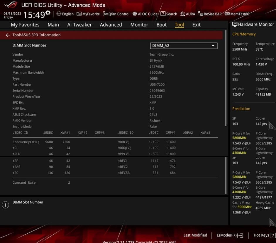 十铨T-FORCE DELTA RGB DDR5 7200MT/s 24GBx2內存开箱评测 十铨T-FORCE DELTA RGB DDR5 7200MT/s 24GBx2內存开箱评测